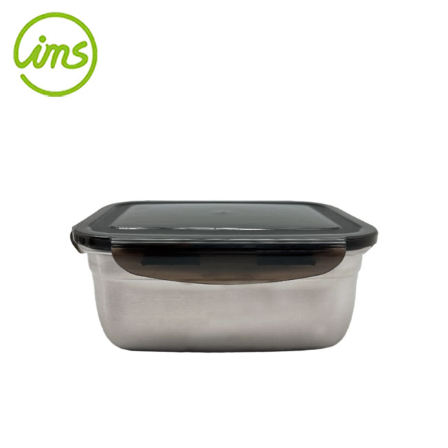 1150ML SS Rec Food Container Airtight Lid